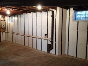 Stone basement insulation