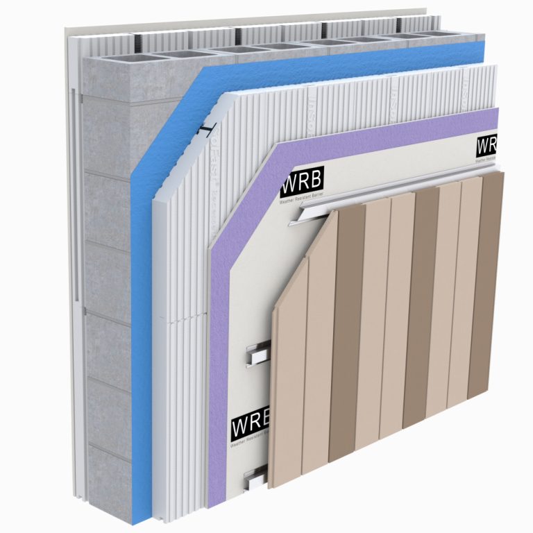 NFPA 285 compliant assemblies-cmu-vertical cement board siding